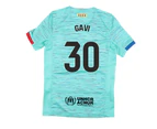 2023-2024 Barcelona Third Shirt (Kids) (Gavi 30)