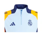 2024-2025 Real Madrid Training Top (Glow Blue) - Kids