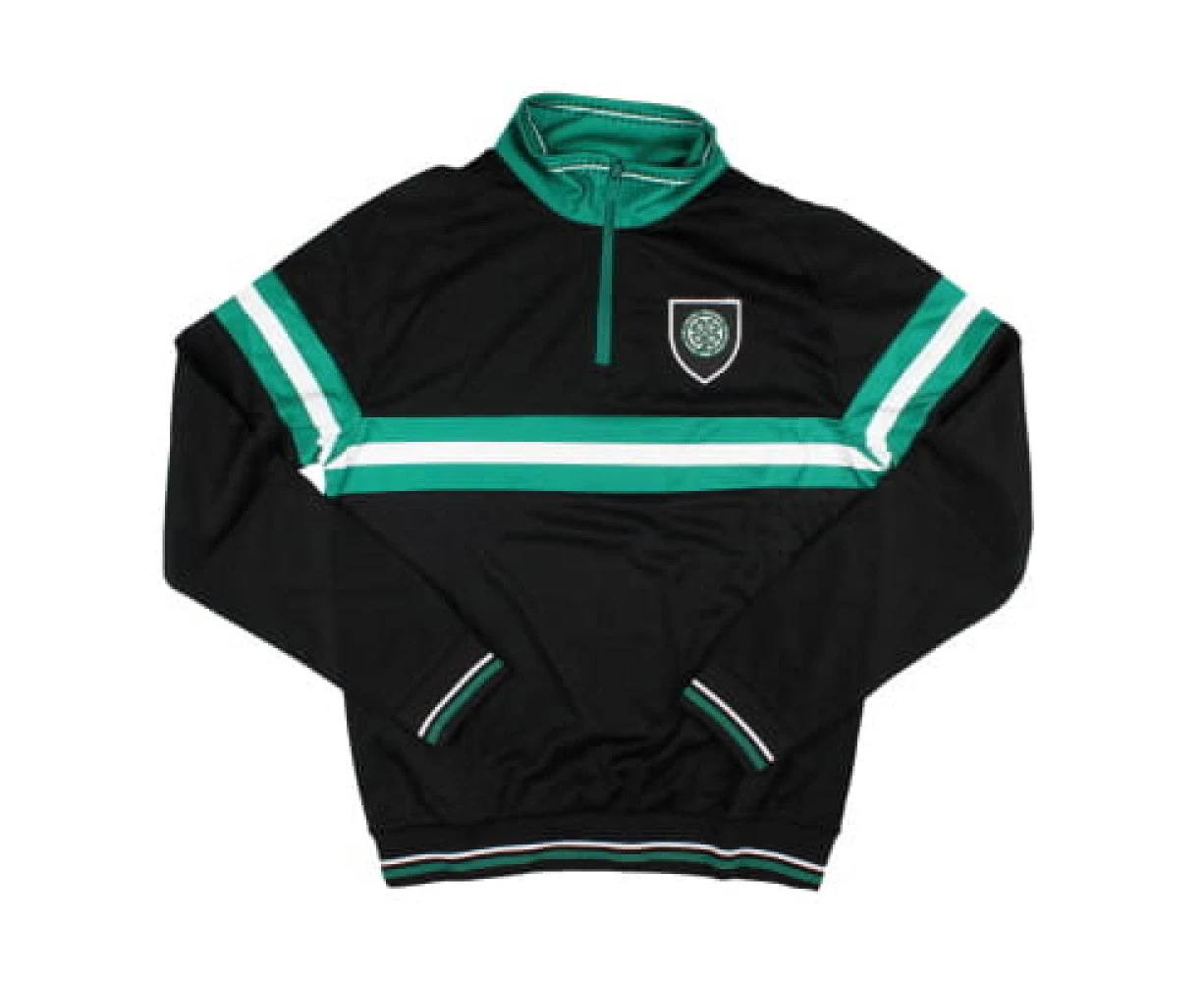 Celtic 1993-1994 Retro 1/4 Zip Jacket (Black)