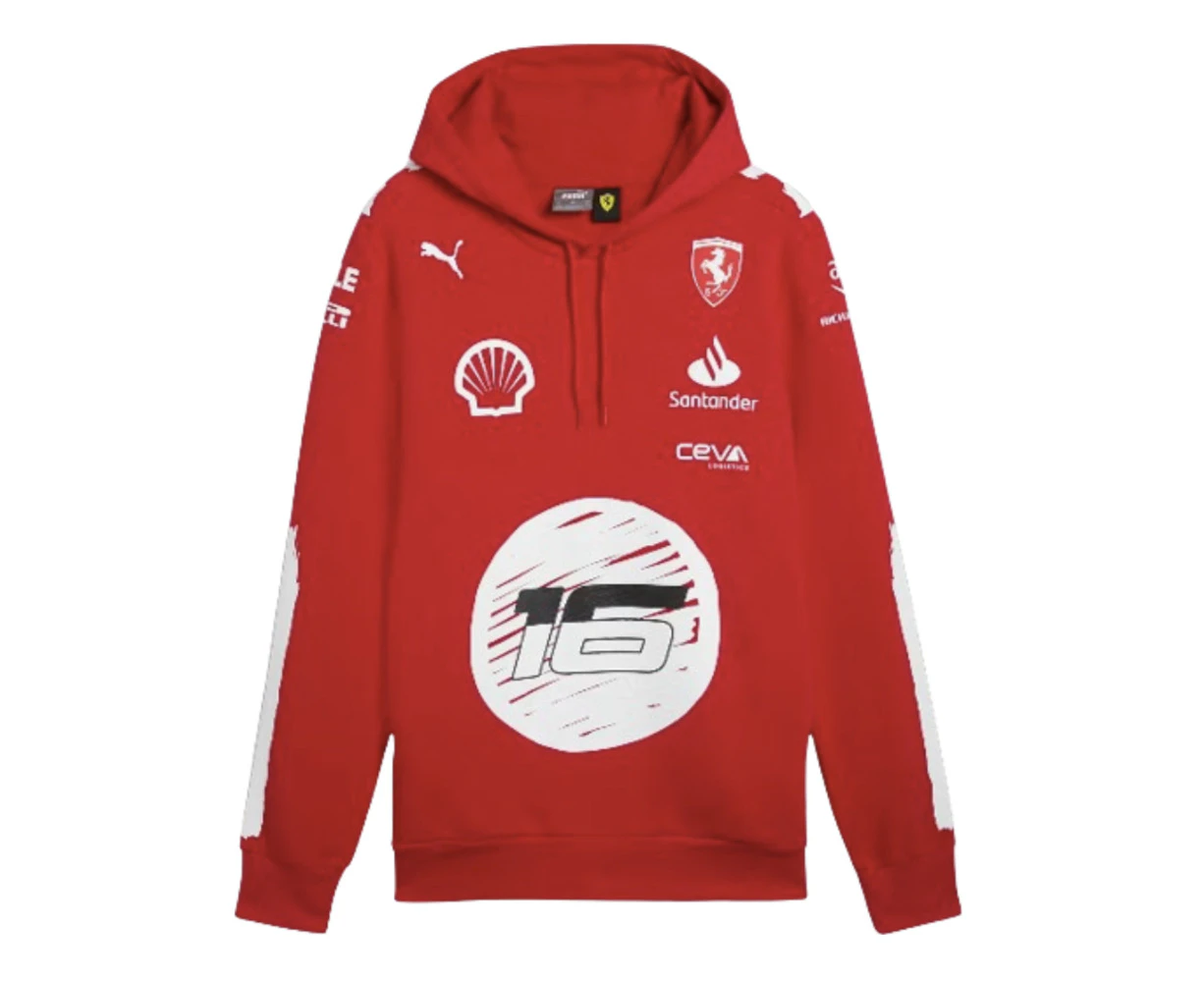 2023 Ferrari x Joshua Vides Replica Hoody Leclerc