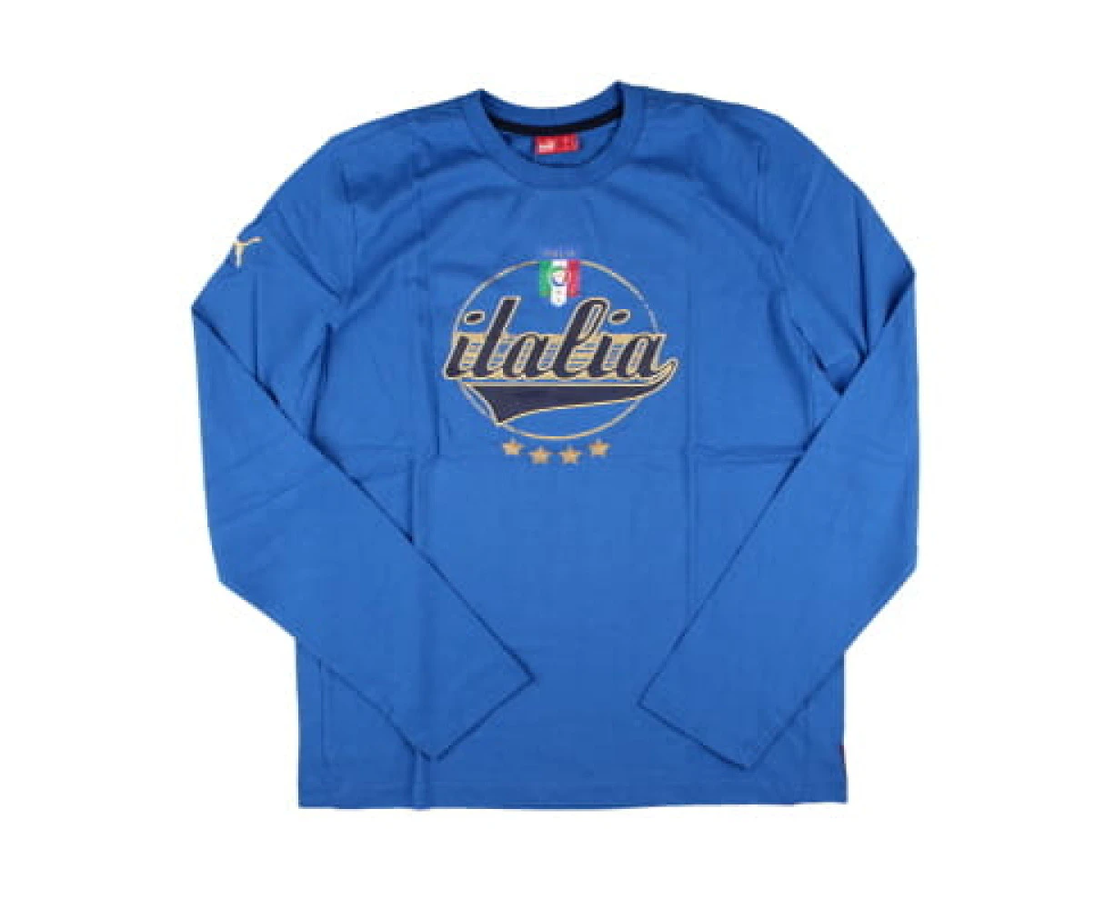 2022-2023 Italy LS Graphic Tee (Blue)