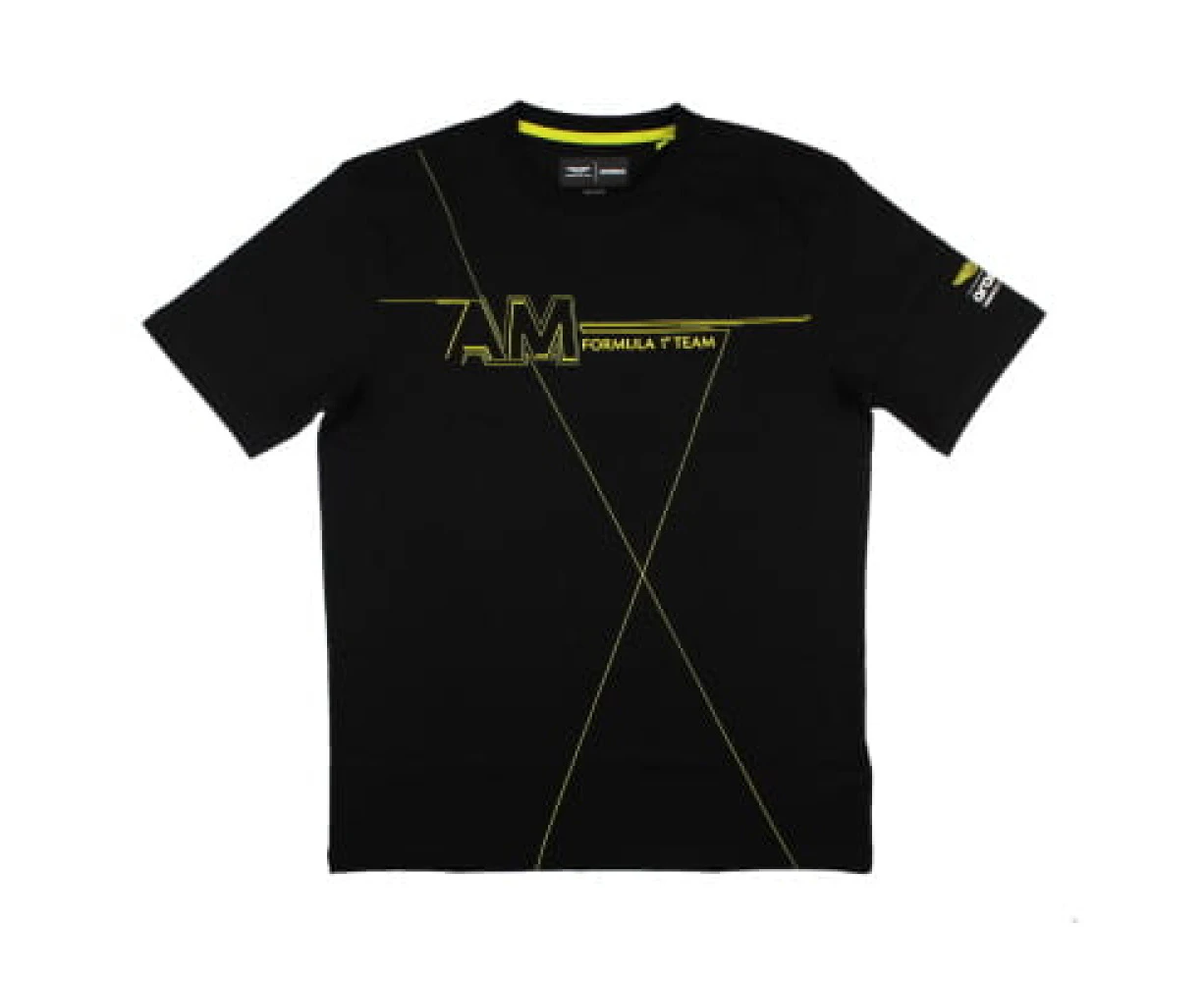 2024 Aston Martin Lifestyle Wireframe Tee (Black)