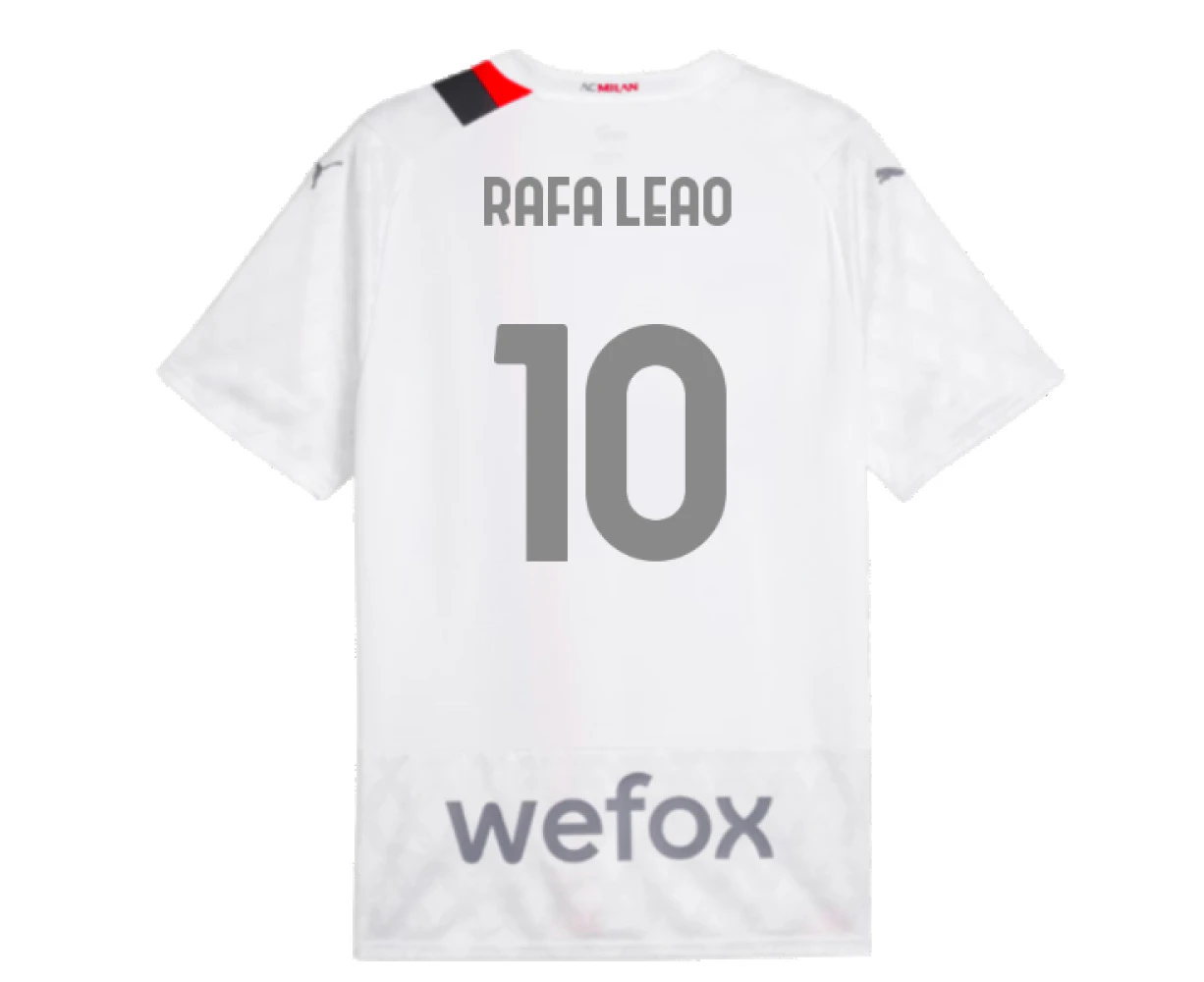 2023-2024 AC Milan Away Shirt (Rafa Leao 10)