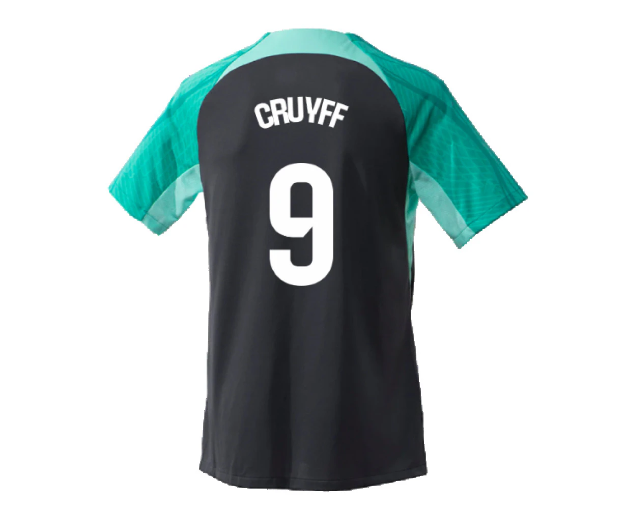 2023-2024 Barcelona Training Shirt (Thunder) (Cruyff 9)