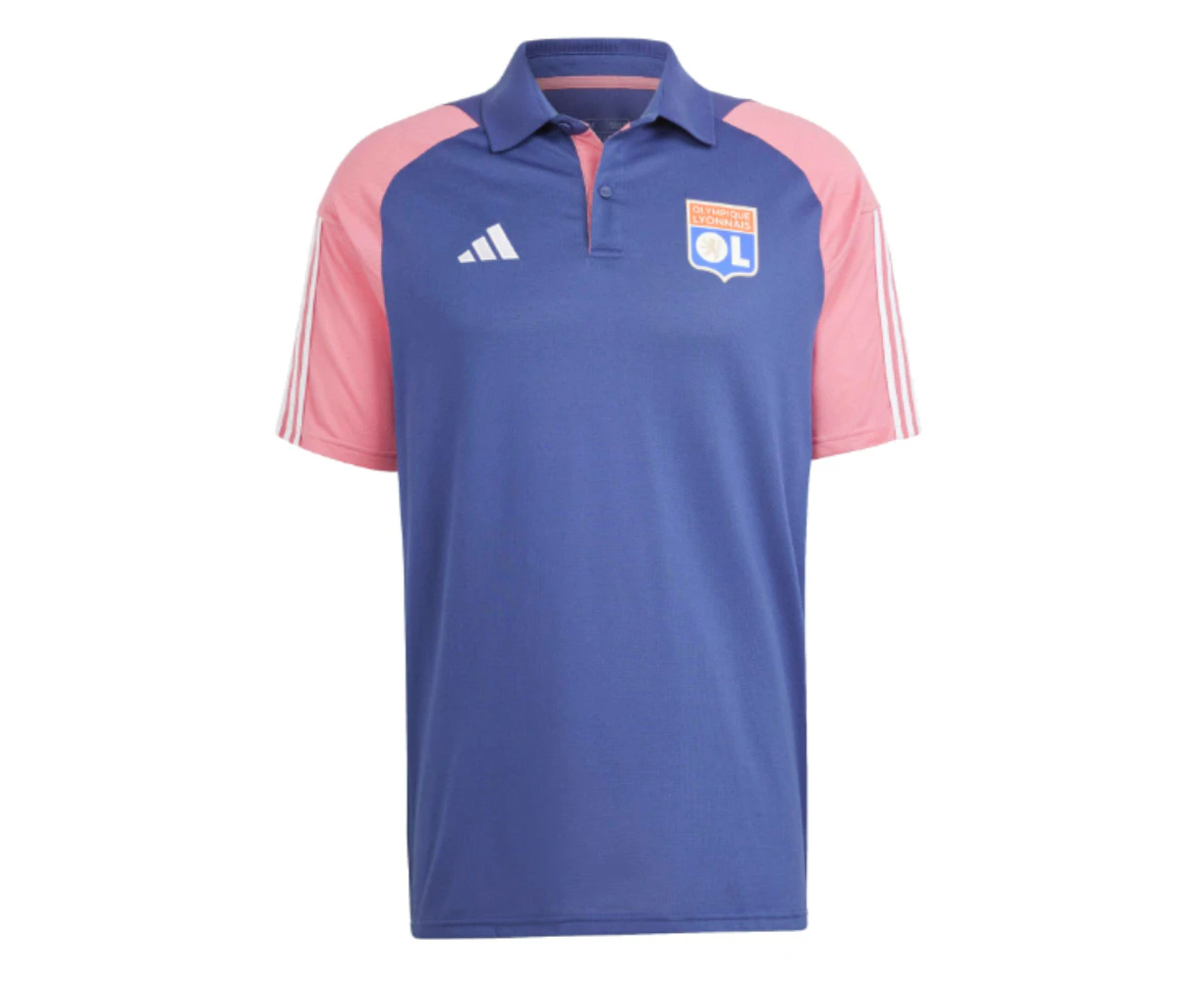 2023-2024 Olympique Lyon Polo Shirt (Tech Indigo)