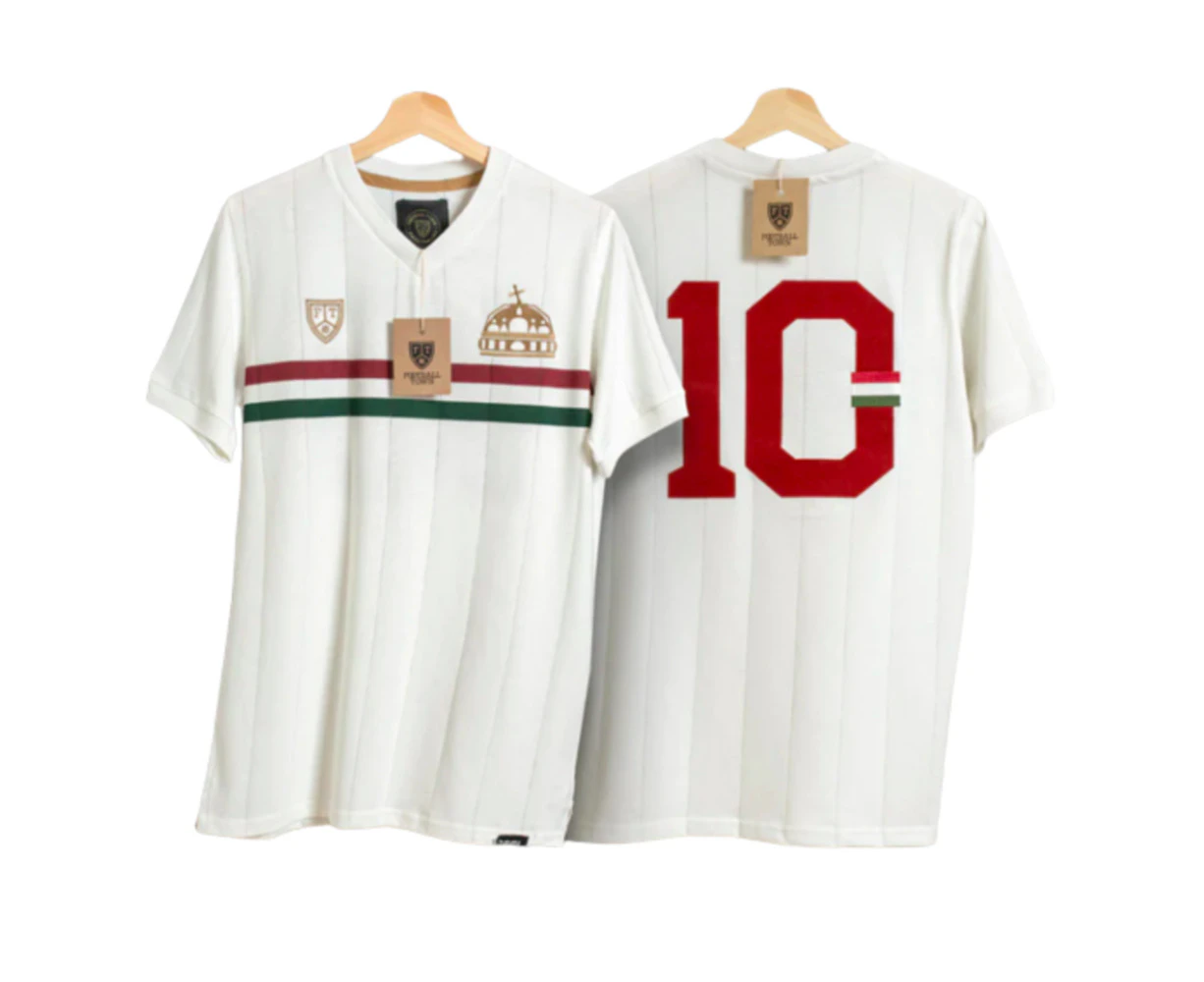 Hungary Away Tribute Ocsi Puskas Retro Shirt