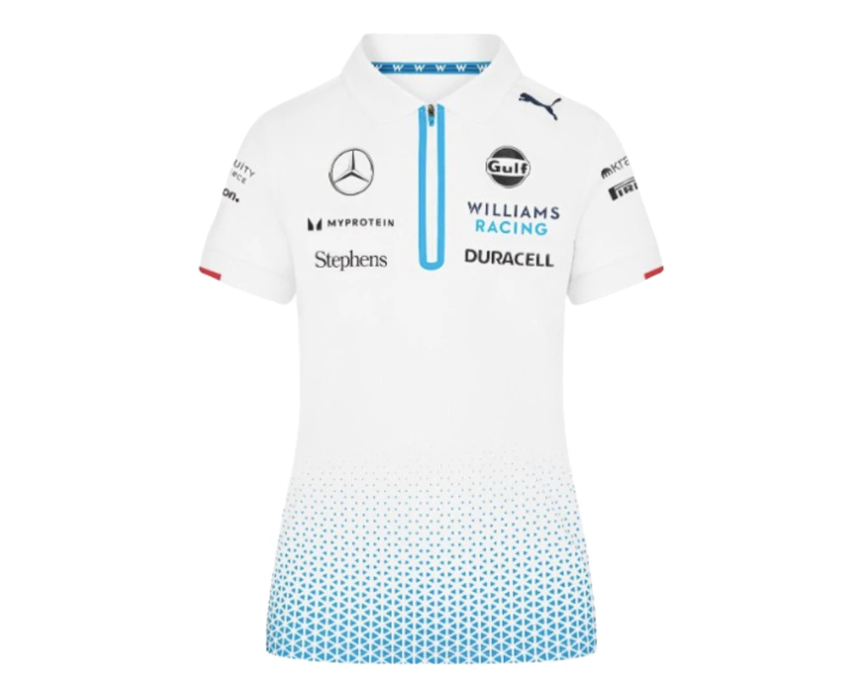 2024 Williams Racing Team Polo Shirt (White) - Womens