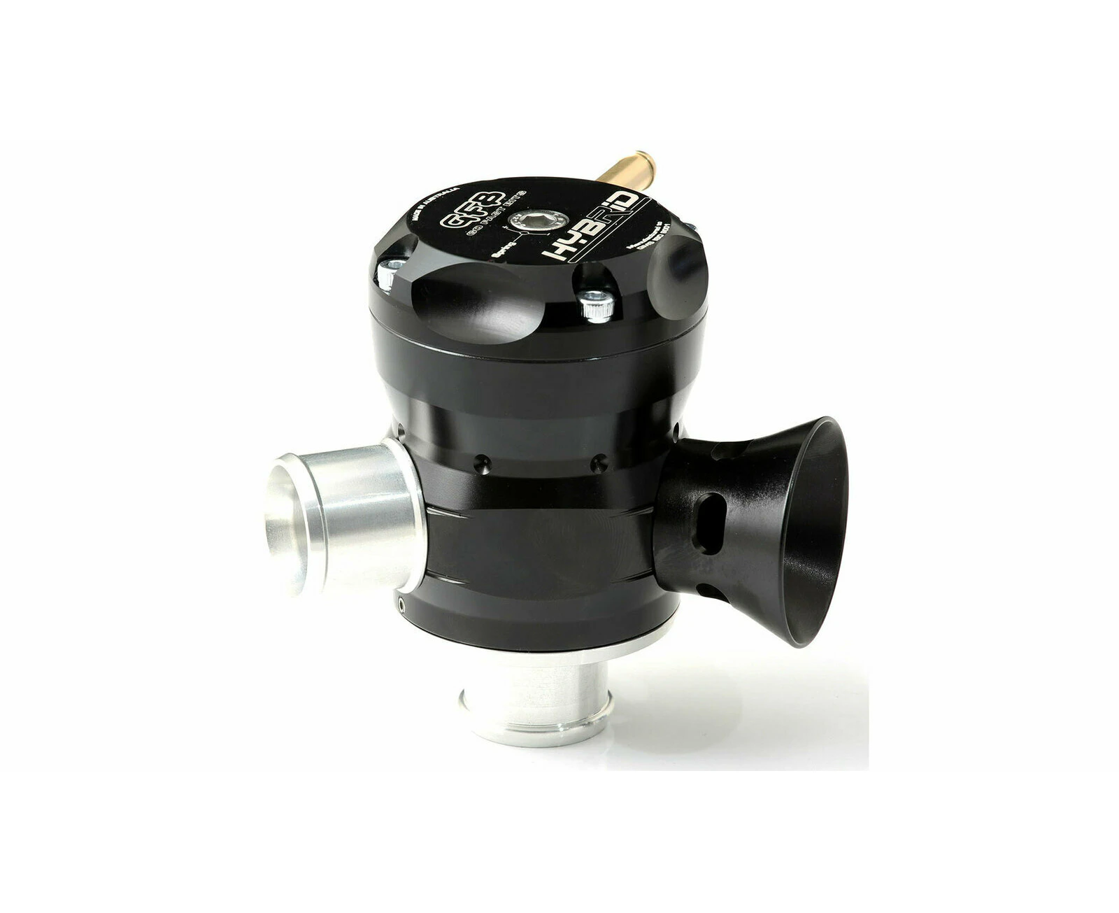 GFB Hybrid TMS Dual Outlet turbo blow-off valve BOV 20mm inlet 20mm outlet