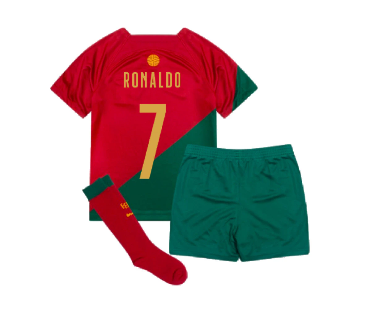 2022-2023 Portugal Home Mini Kit (Ronaldo 7)