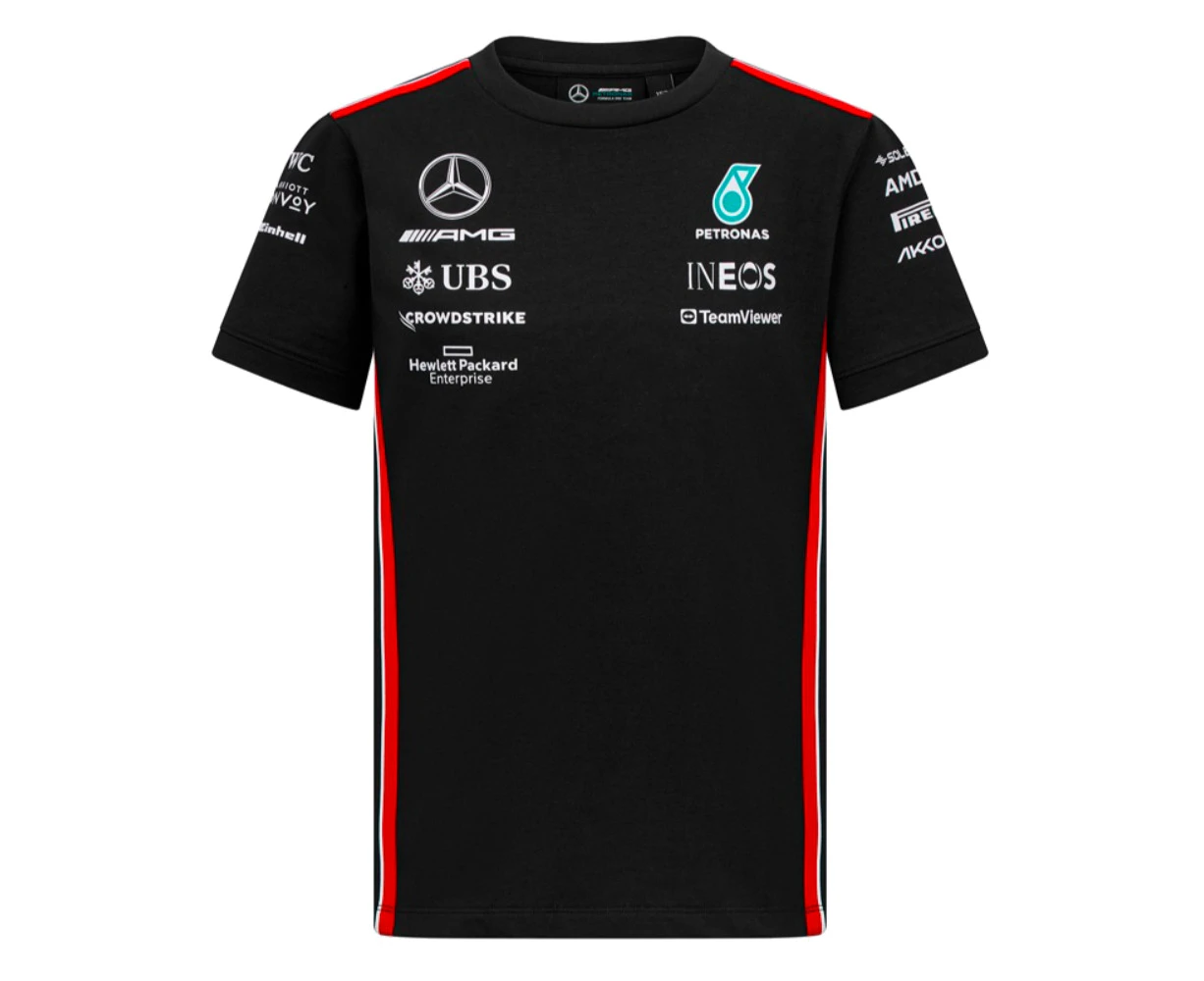 2023 Mercedes Driver Tee (Black) - Kids