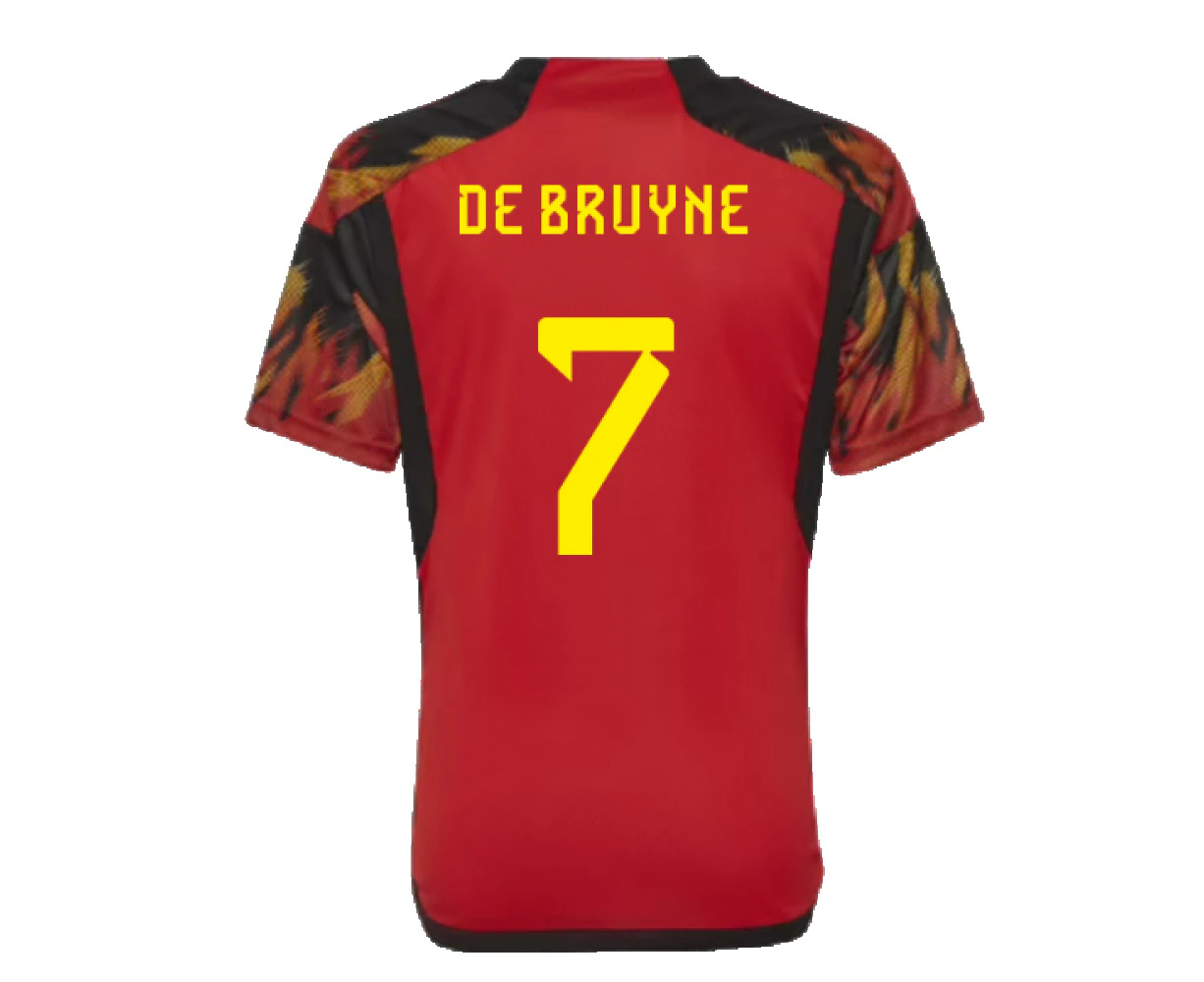 2022-2023 Belgium Home Shirt (Kids) (De Bruyne 7)