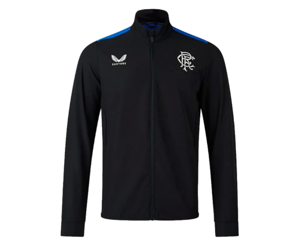 2023-2024 Rangers Players Training Anthem Jacket (Black)