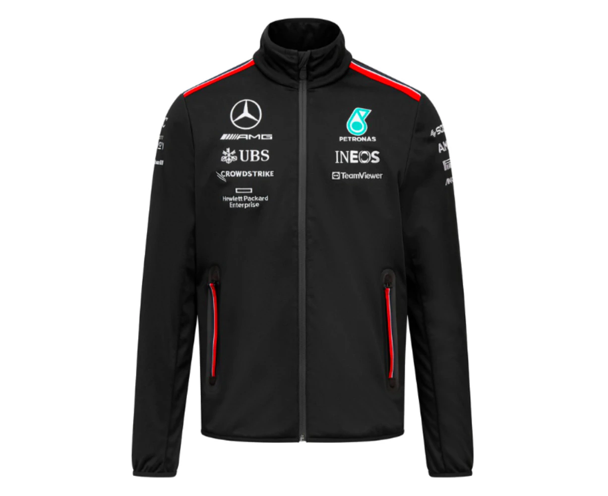 2023 Mercedes Team Softshell Jacket (Black)