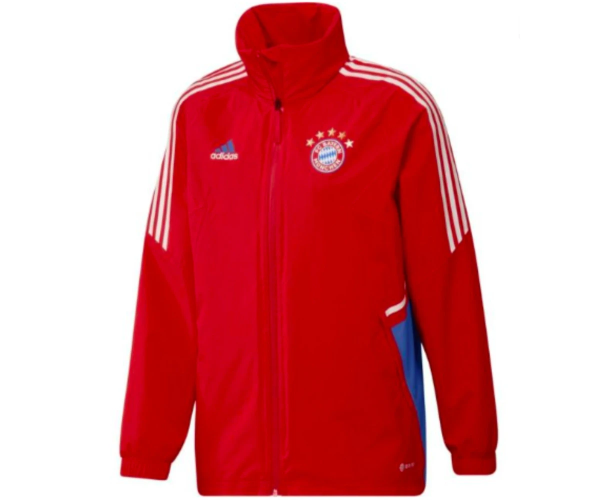 2022-2023 Bayern Munich Rain Jacket (Red)