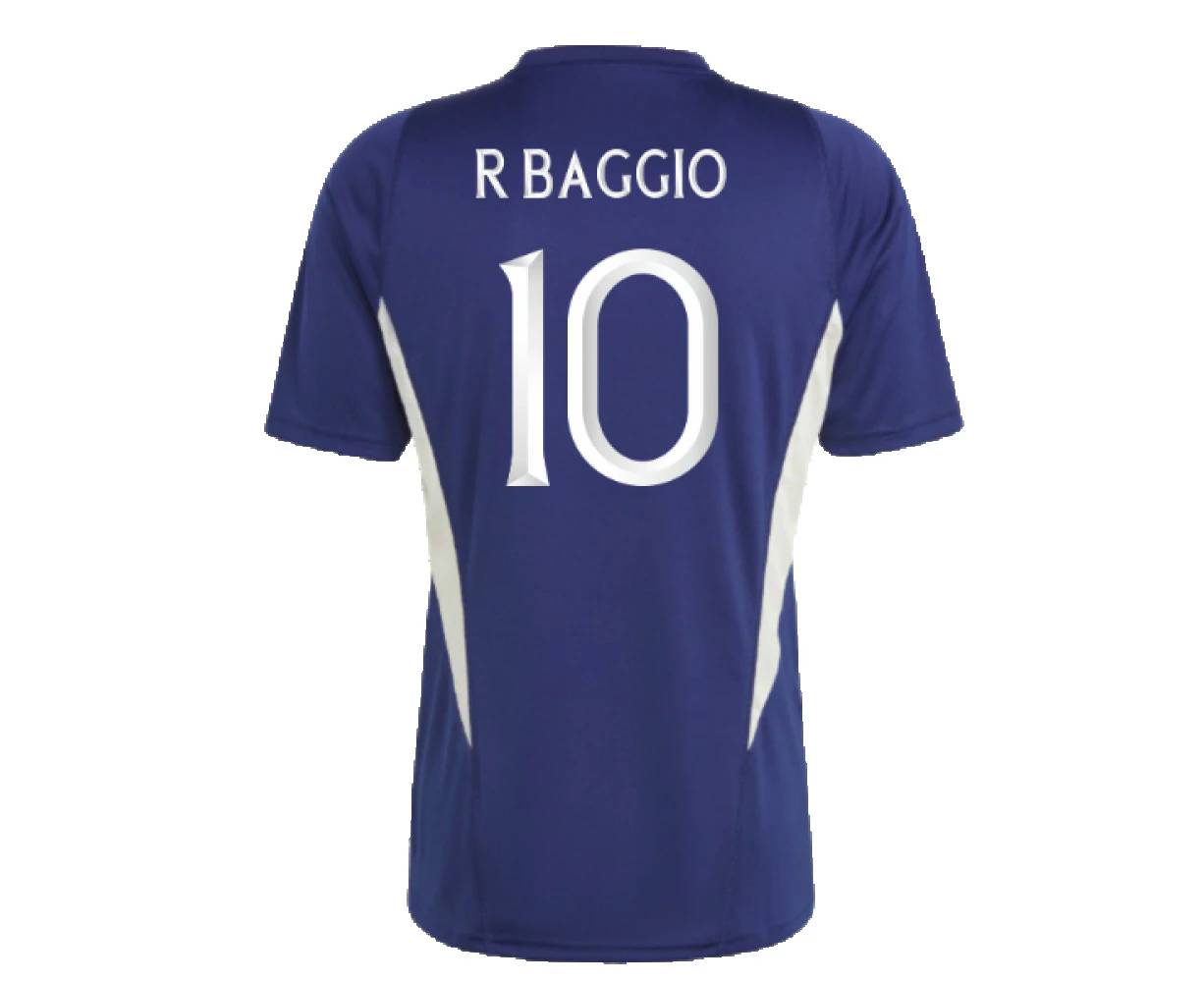 2023-2024 Italy Training Jersey (Dark Blue) (R BAGGIO 10)