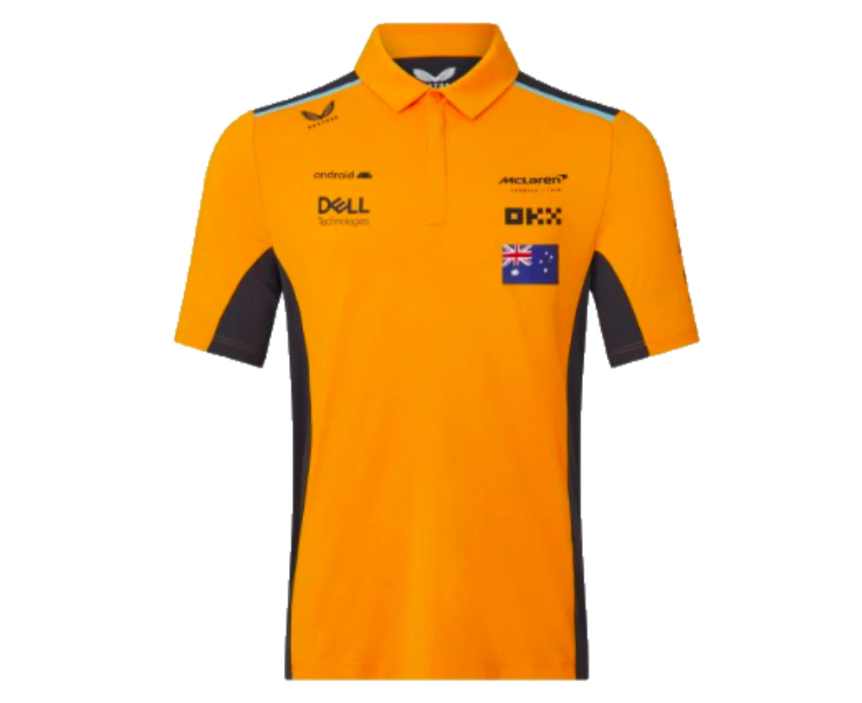 2023 McLaren Replica Polo Shirt Oscar Piastri (Papaya)