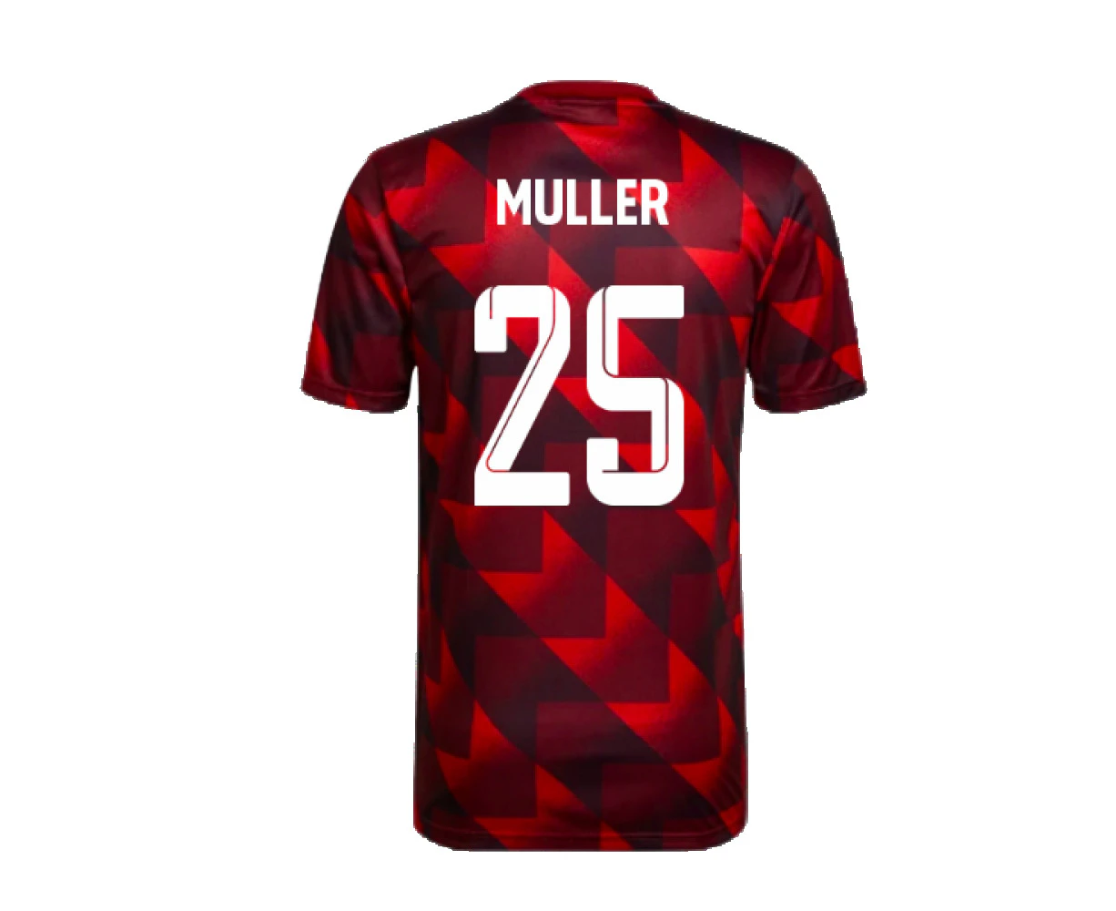 2022-2023 Bayern Munich Pre-Match Shirt (Red) (MULLER 25)