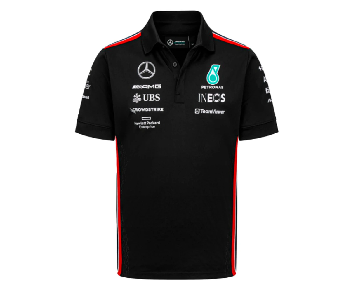 2023 Mercedes AMG-Petronas Polo Shirt (Black)