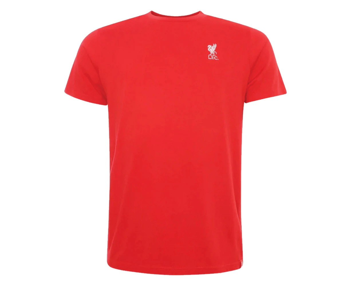 Liverpool Mens Red Liverbird Emblem Tee