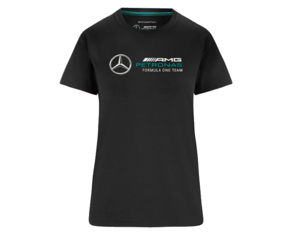 2023 Mercedes Large Logo Tee (Black) - Ladies