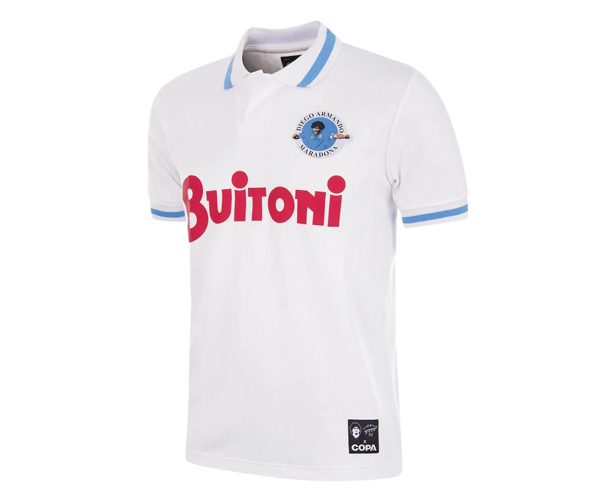 Maradona X COPA Napoli 1986-87 Away Retro Football Shirt