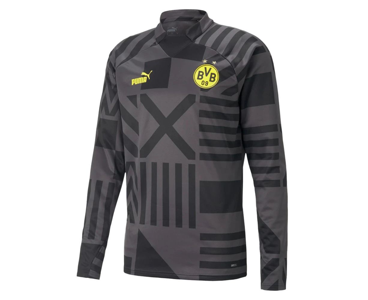 2022-2023 Borussia Dortmund Pre-Match Sweat (Black-Asphalt)