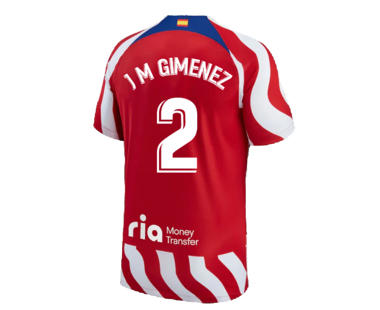 2022-2023 Atletico Madrid Home Shirt (J M GIMENEZ 2)