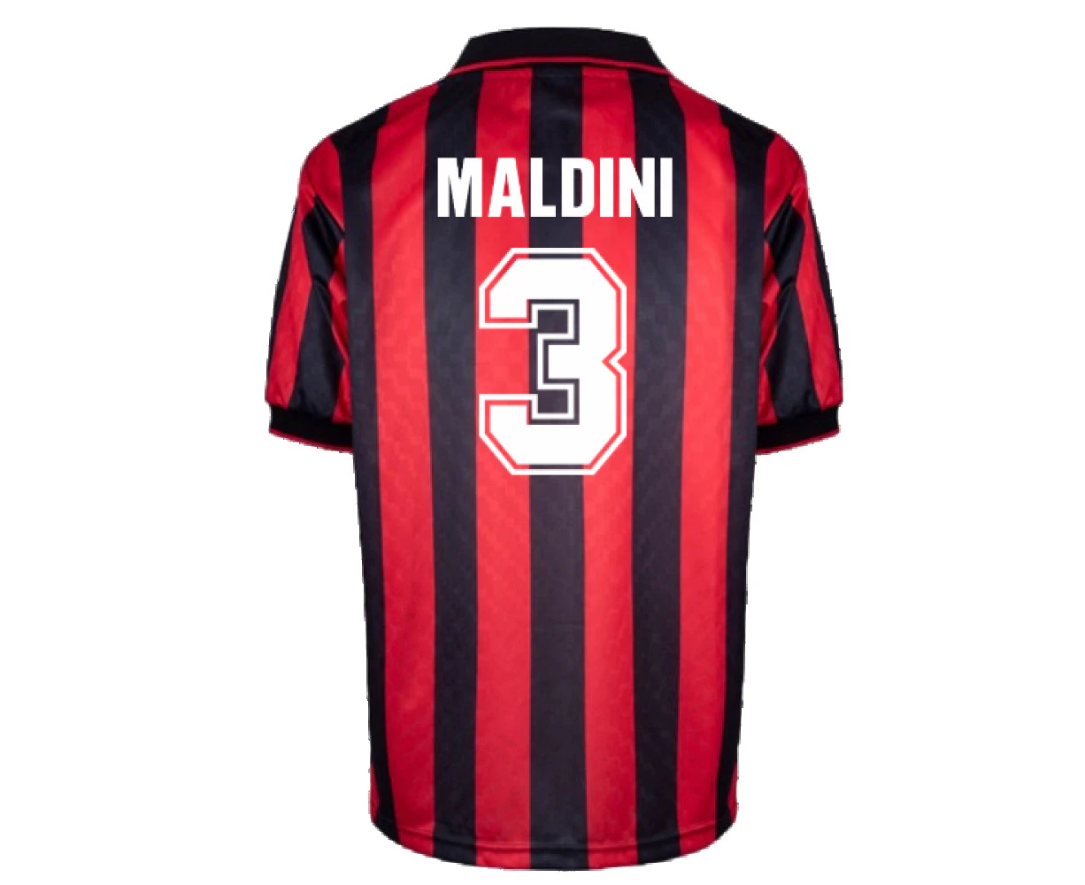 AC Milan 1996 Home Retro Shirt (MALDINI 3)