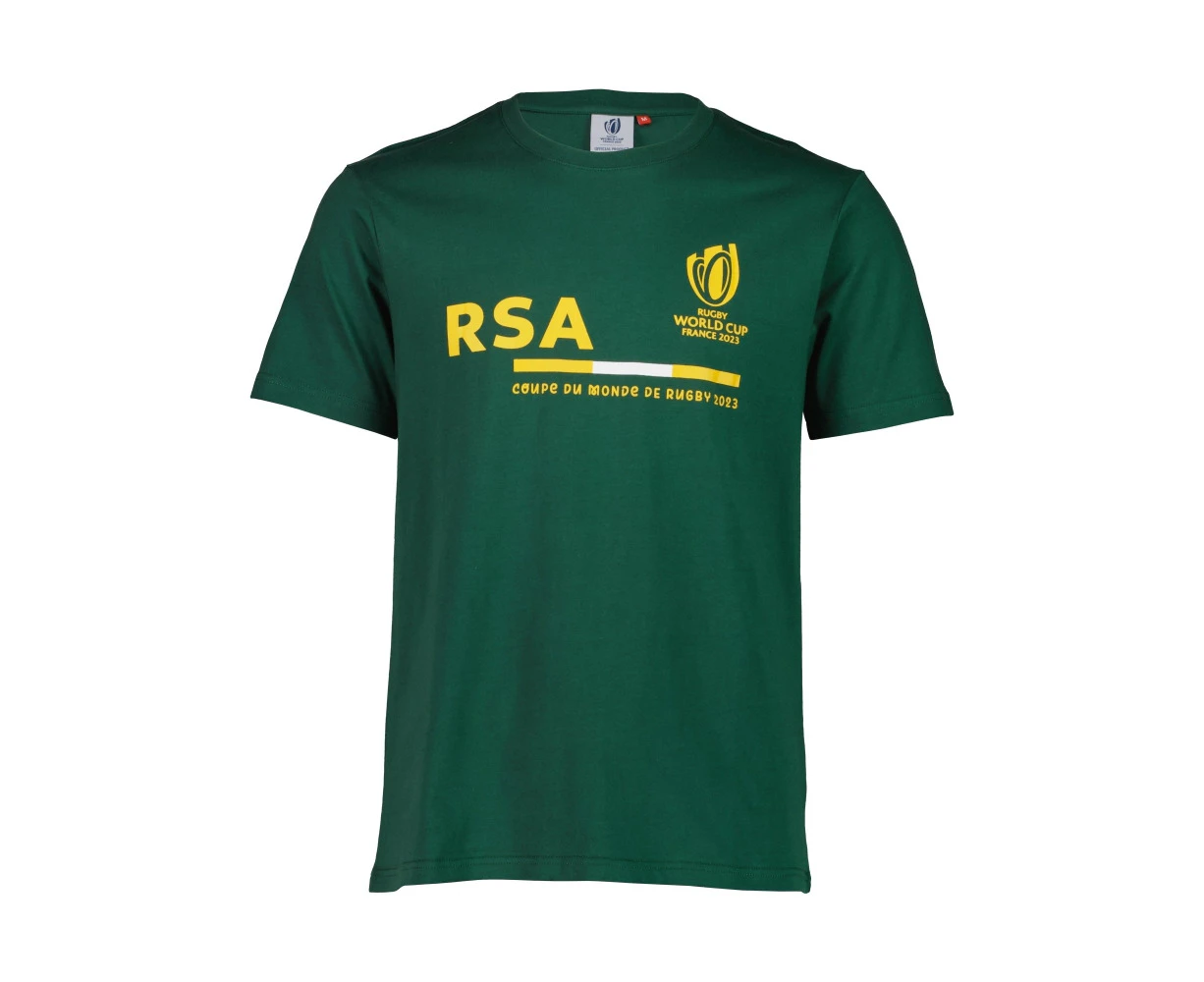 Rugby World Cup 2023 South Africa Supporter T-shirt - Bottle Green