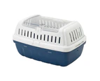 Moderna Hipster Pet Carrier, Top Opening Travel Crate, Blue Berry