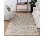 The Rug Collective - Nordic Nahla Beige Machine Washable Area Rug - Pet & Kid Friendly