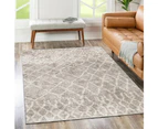 The Rug Collective - Nordic Nahla Beige Machine Washable Area Rug - Pet & Kid Friendly