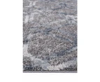 Yuzil Blue Lattice Rug 160x230cm