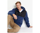 RIVERS - -Tex Sherpa Polar Fleece Zip Front Sport Hoodie