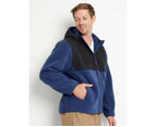 RIVERS - -Tex Sherpa Polar Fleece Zip Front Sport Hoodie