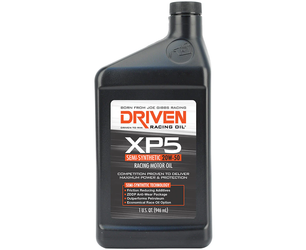 DRIVEN XP5 20W50 Semi-Synthetic Racing Oil 946ml Bottle