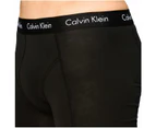 Calvin Klein Men's Cotton Stretch Trunks 3-Pack - Black/Black/Black