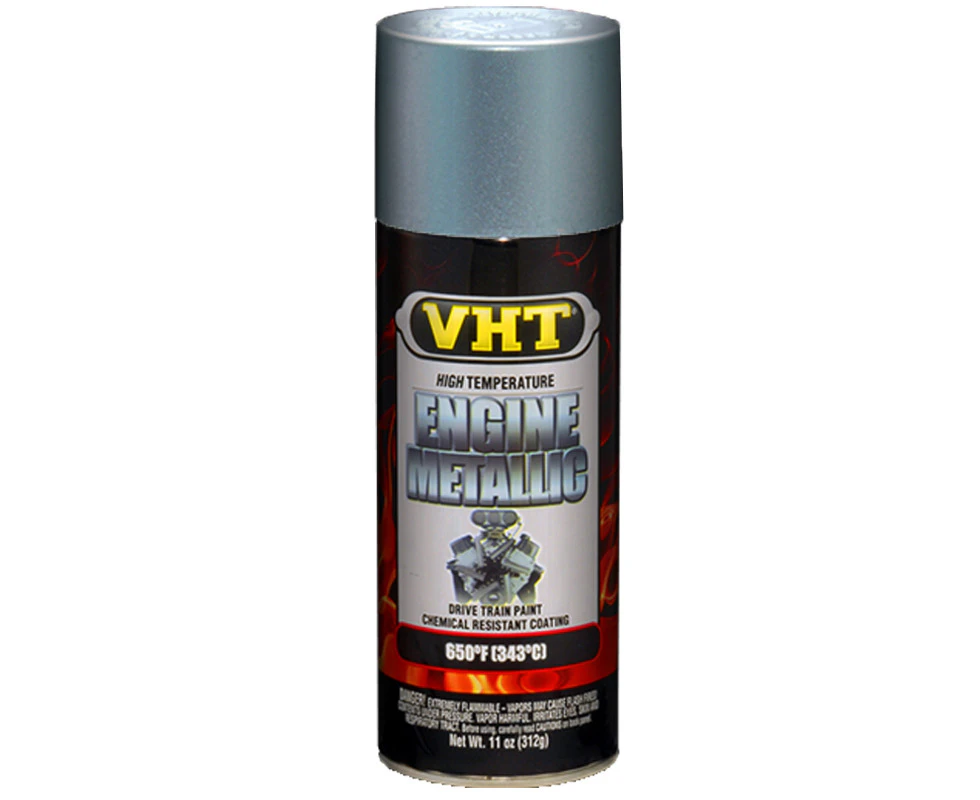 VHT Engine Metallic High Temperature Heat Proof Paint Titanium Silver SP403