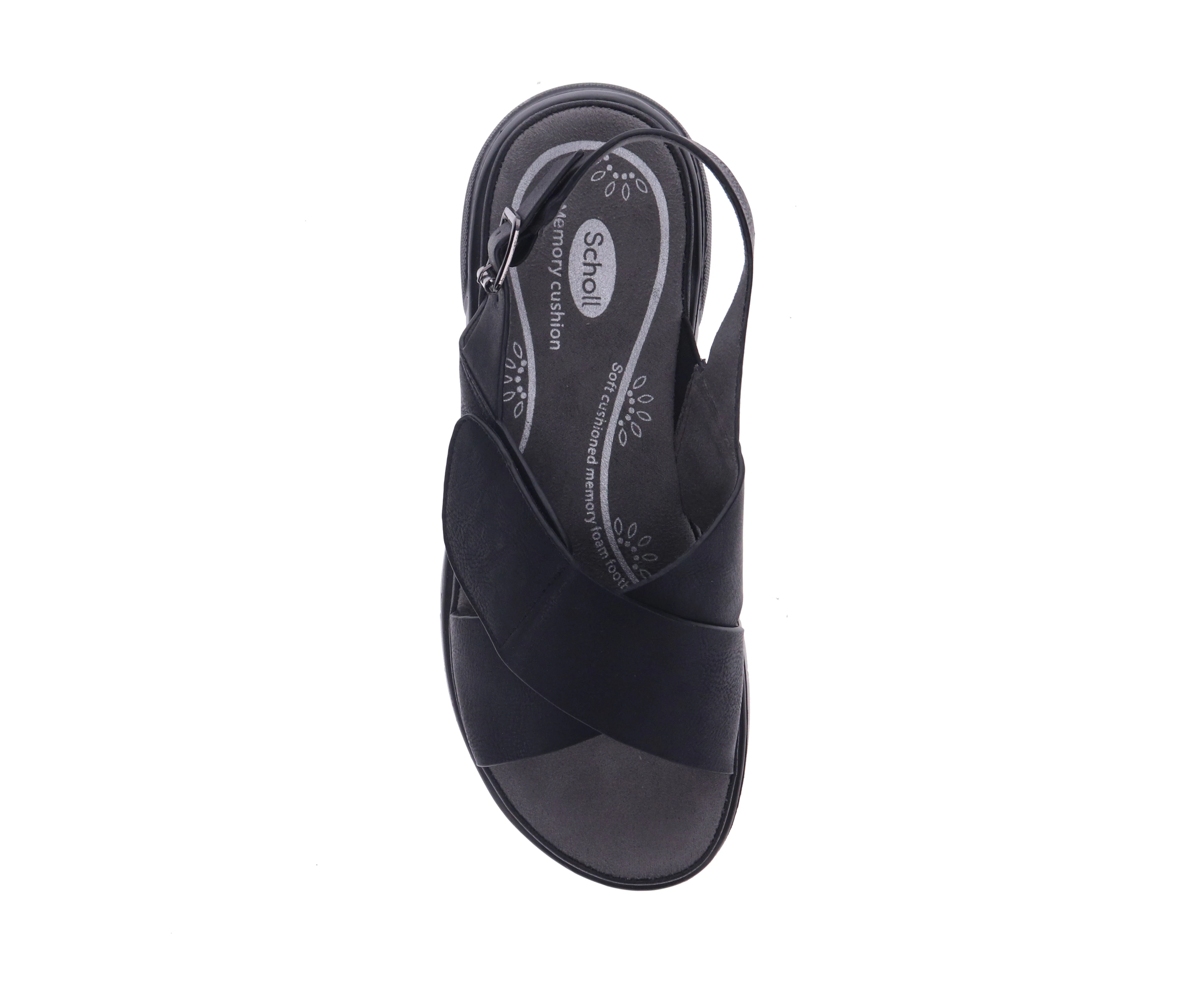 Scholl Women's Run Sandal - Black