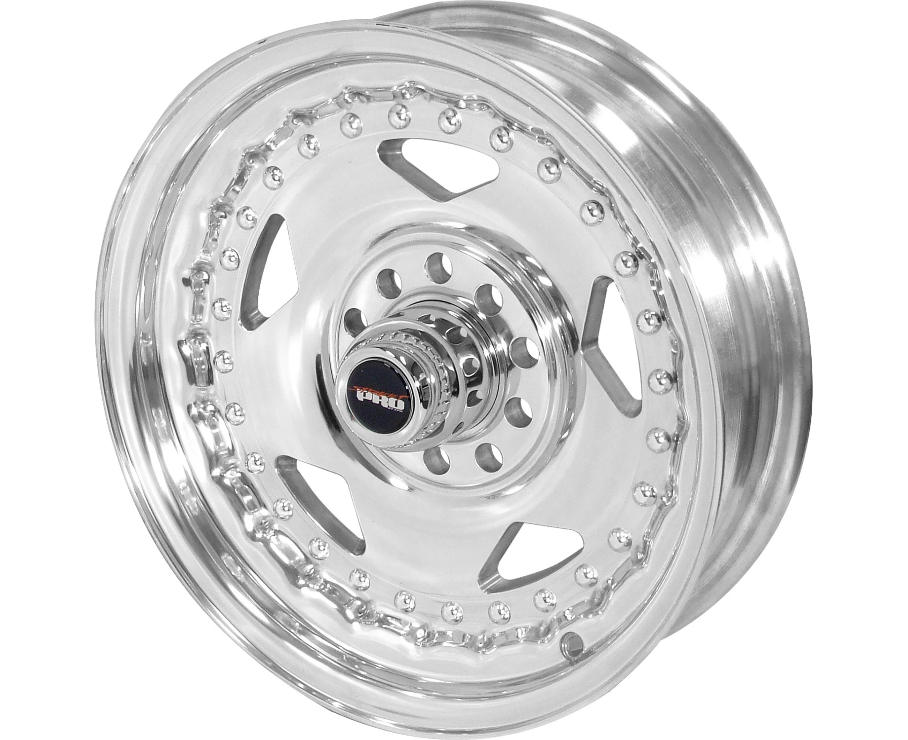 Street Pro Street Pro Convo Pro Wheel Polished 15x4' For Holden Chevrolet For Ford Dual Bolt Circle 1.75' Back Space