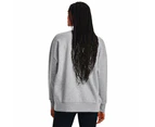 Under Armour Womens UA Rival Fleece Oversized Sweatshirt - Grey