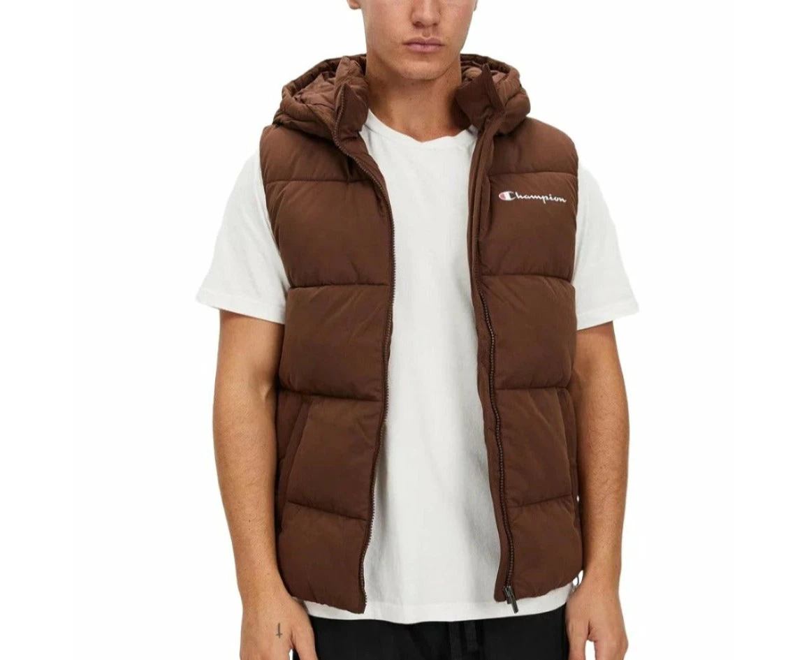 Champion Mens Rochester Athletic Puffer Vest - Charlie Brown