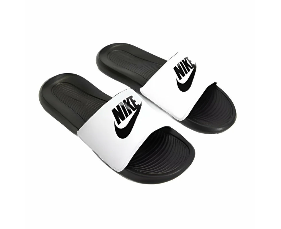 Nike Mens Victori One Slides - White/Black/Black