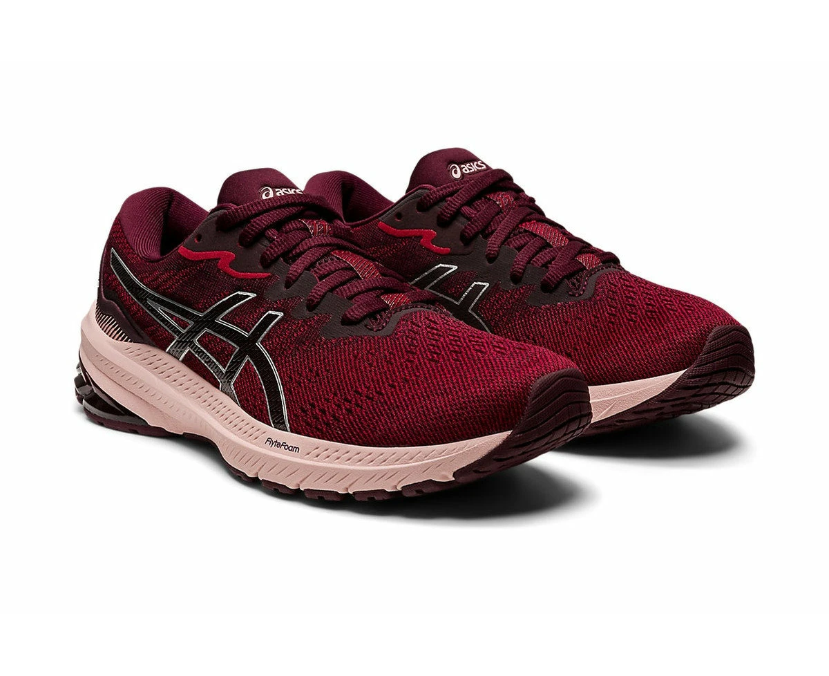 ASICS Womens GT-1000 11 Running Shoes - Cranberry/Pure Silver