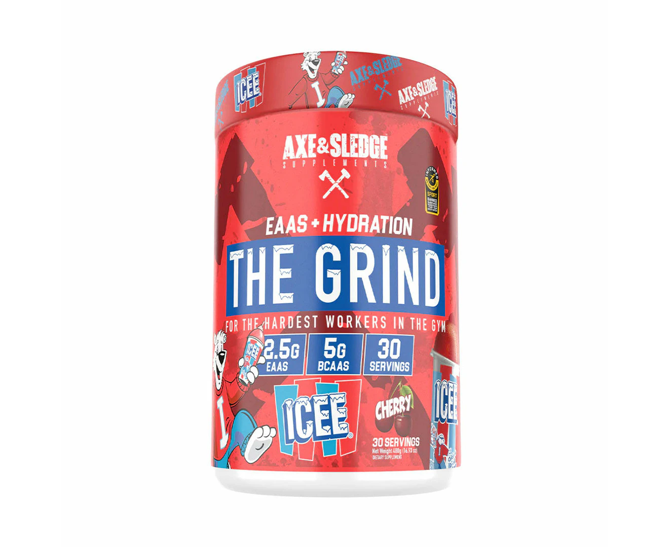 Axe & Sledge Supplements The Grind EAAs + Hydration - Cherry Icee