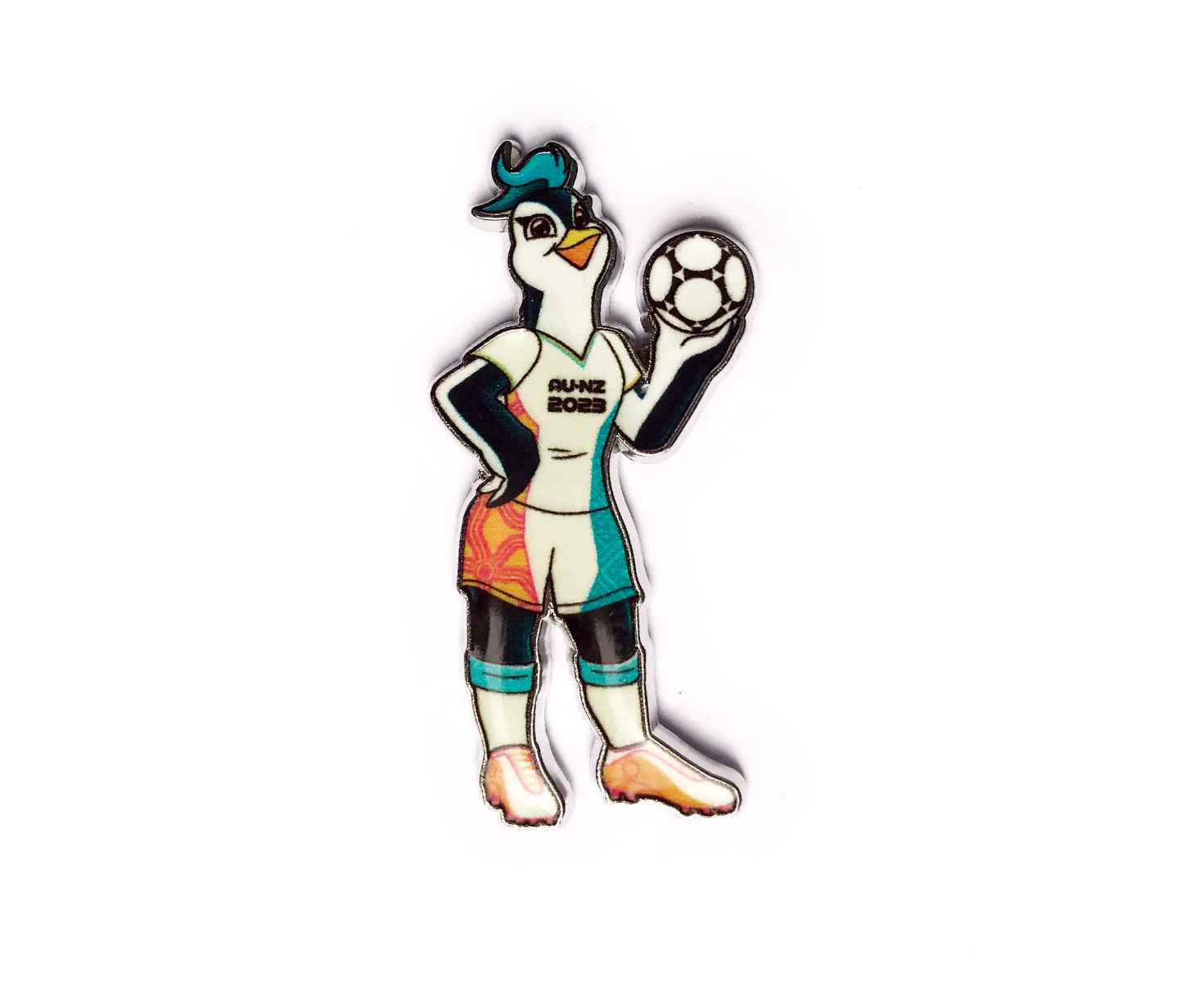 FIFA Womans World Cup 2023 Mascot Tazuni Hero Pose Lapel Pin