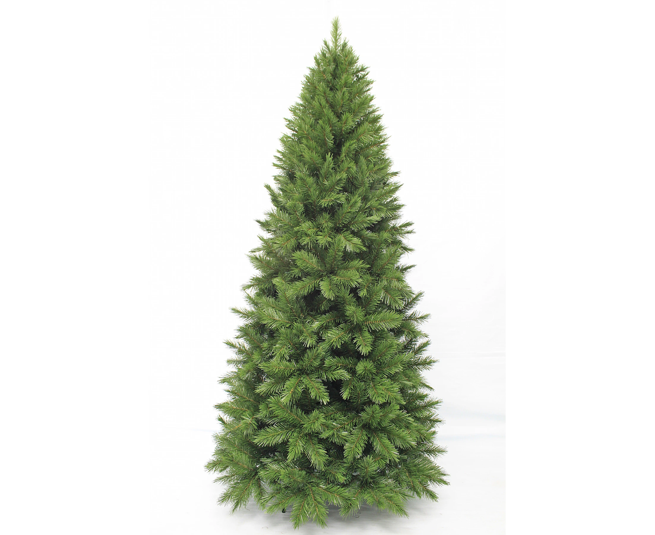 7ft Slim Vienna Spruce Christmas Tree Hinged Green 2.13m