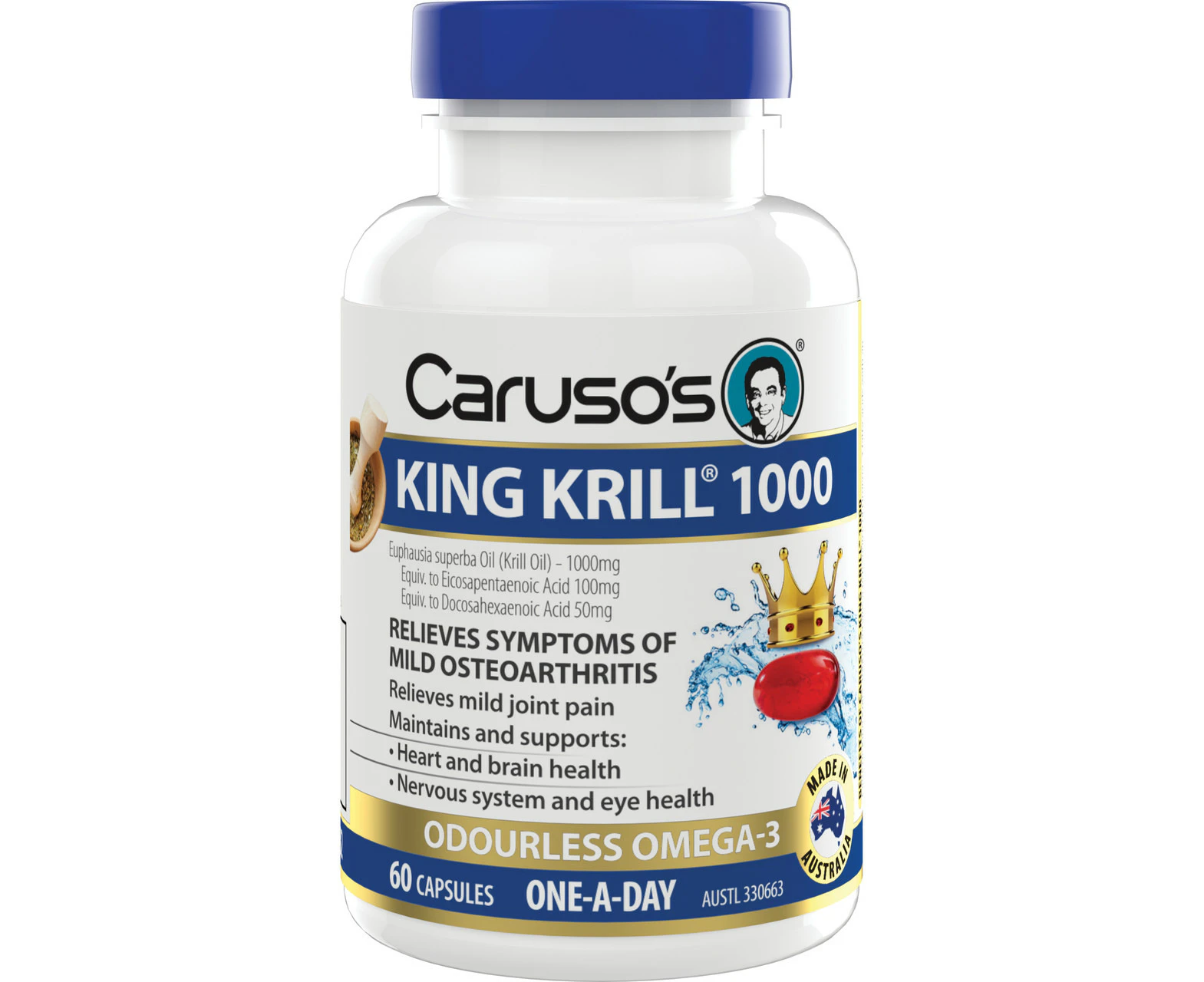 Caruso's King Krill 1000 60 Capsules