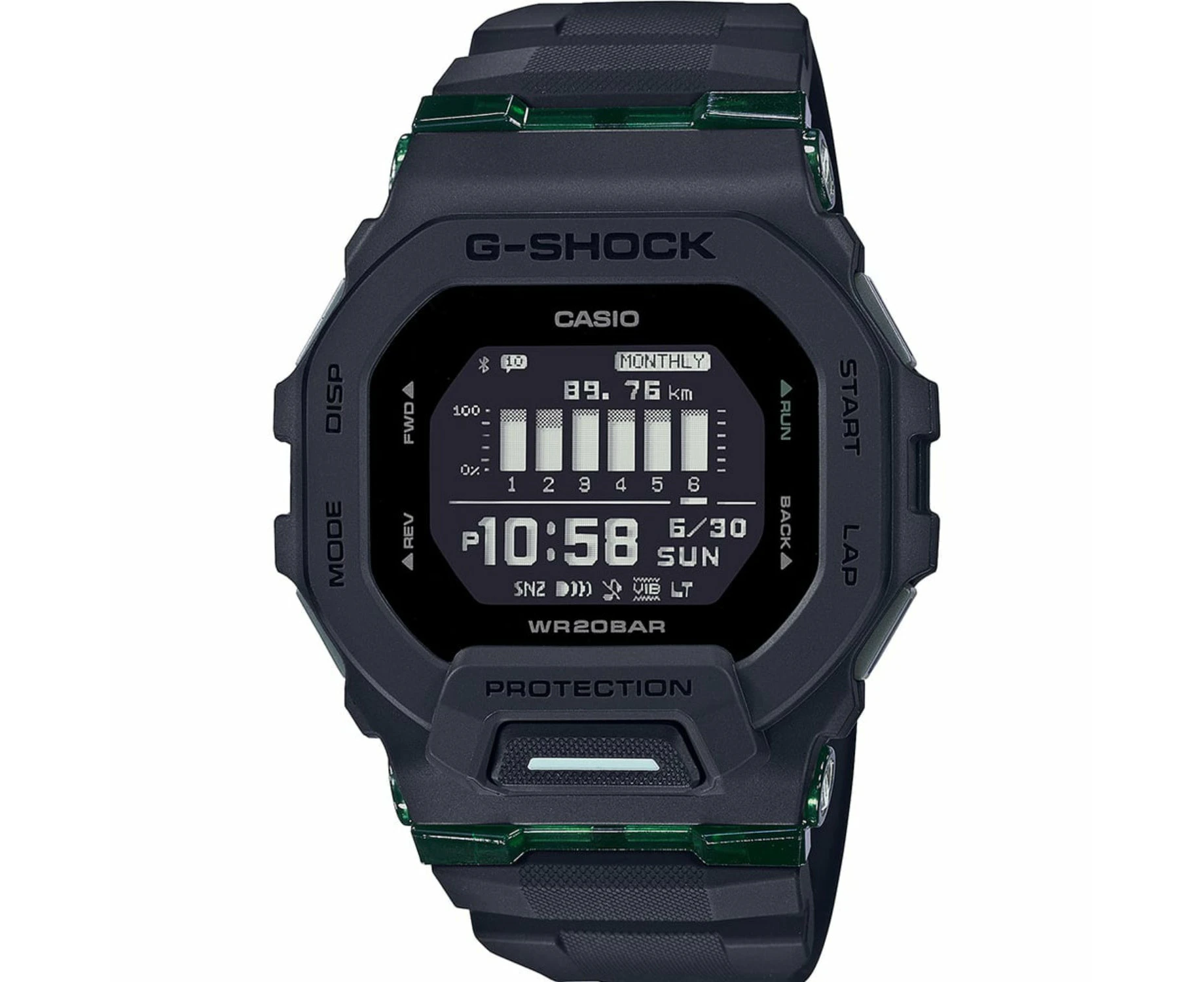 Casio G-SHOCK Square Black Watch GBD200UU-1D