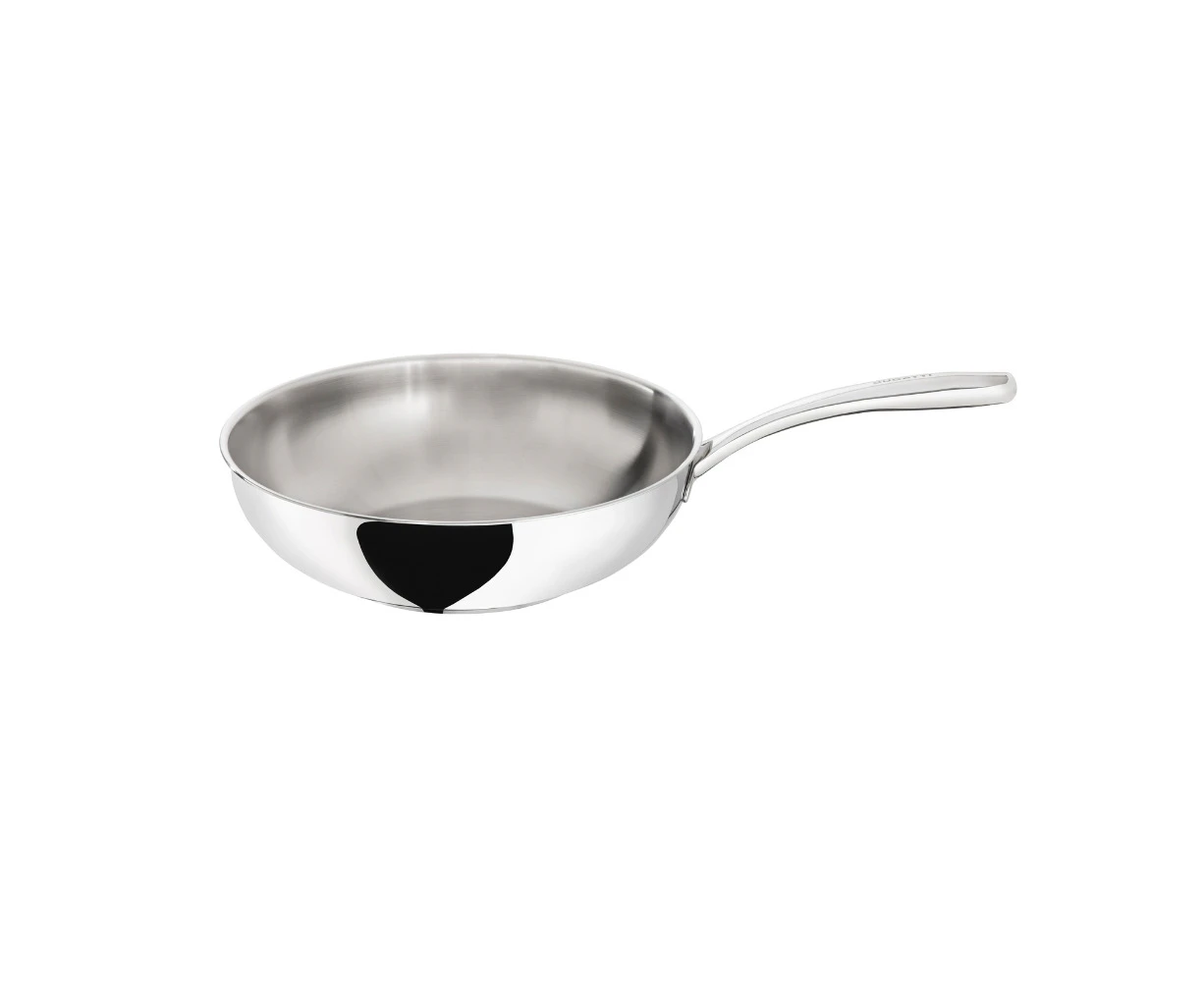 BUGATTI 30cm Stainless Steel Wok